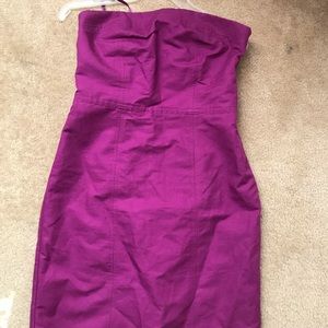 Fuchsia Midi tube dress